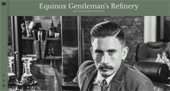 Desktop Screenshot of equinoxgentlemansgrooming.com