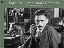 Tablet Screenshot of equinoxgentlemansgrooming.com